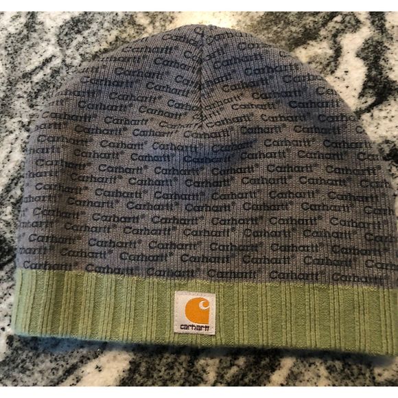 Carhartt gray and green skull cap